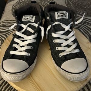 Converse Kids Charcoal High-Top Sneakers
